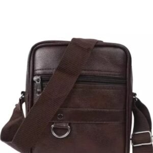 Men's Dark Brown Crossbody Sling Bag